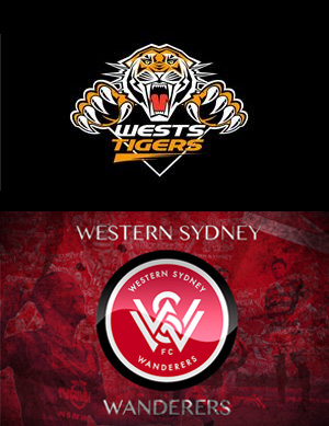 West Tigers & Western Sydney Wanders Logos